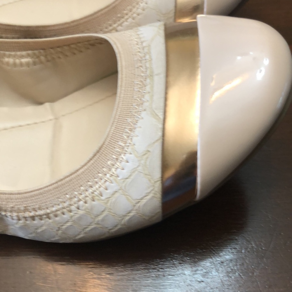 Girls Nude Flats Shoes Size 4 - Picture 5 of 6